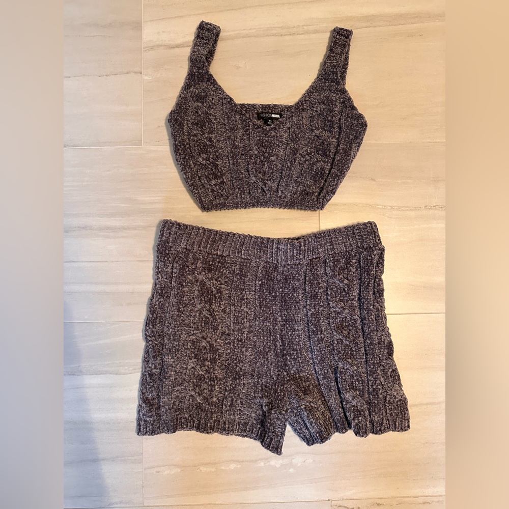 Fashion Nova Plush Knit Cardigan in Gray - Picture 6 of 10